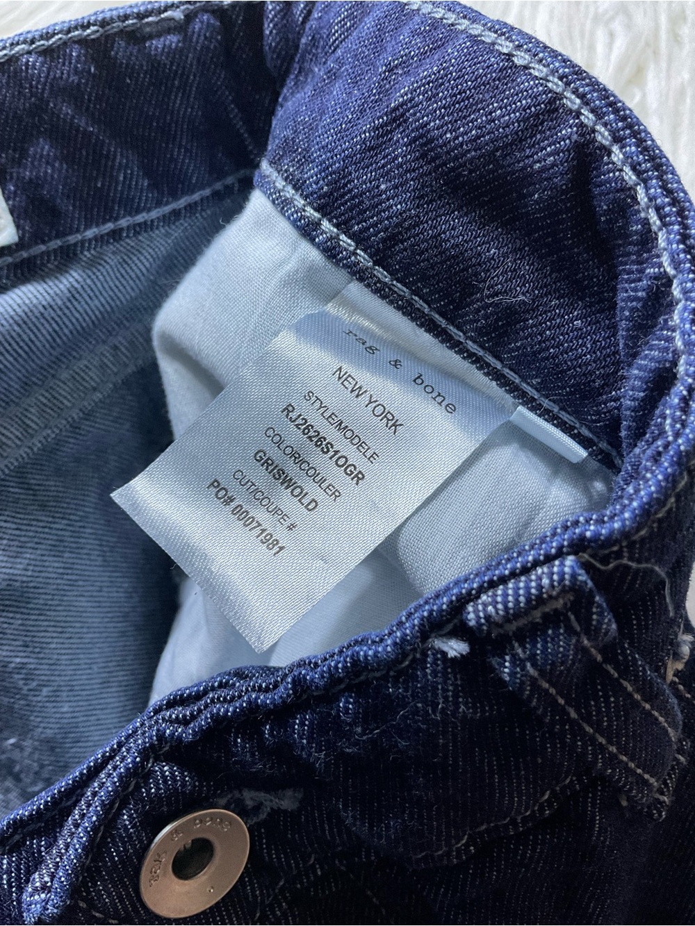 Rag & Bone Lori Wide Leg Jeans in Griswold - Picture 5 of 6